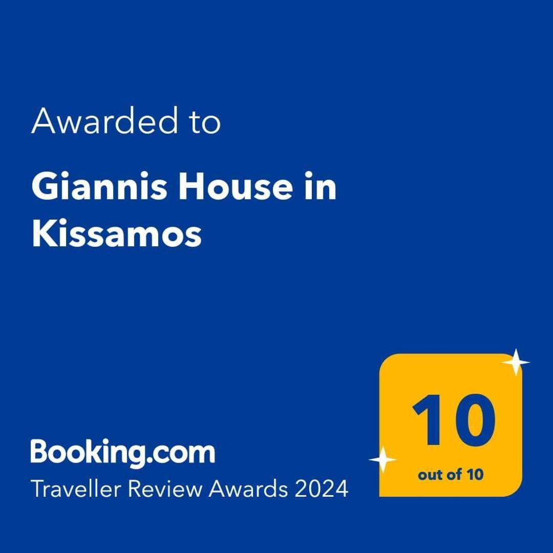 Giannis House In Kissamos Leilighet Eksteriør bilde